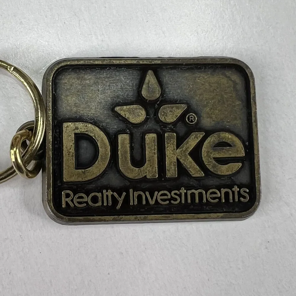 Duke Realty Investments Vintage Keychain Keyring 2
